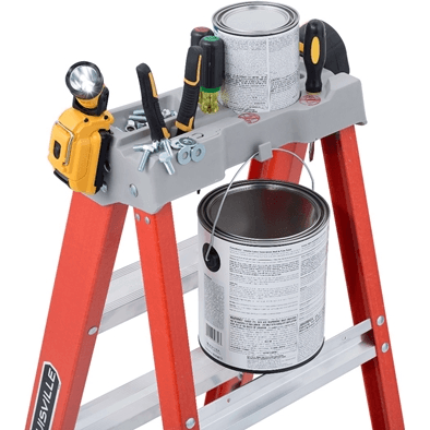 Louisville FS1500 Fiberglass Step Ladder / A-Type Ladder (300 lbs - Orange) - KHM Megatools Corp. Louisville FS1500 Fiberglass Step Ladder / A-Type Ladder (300 lbs - Orange) - KHM Megatools Corp.